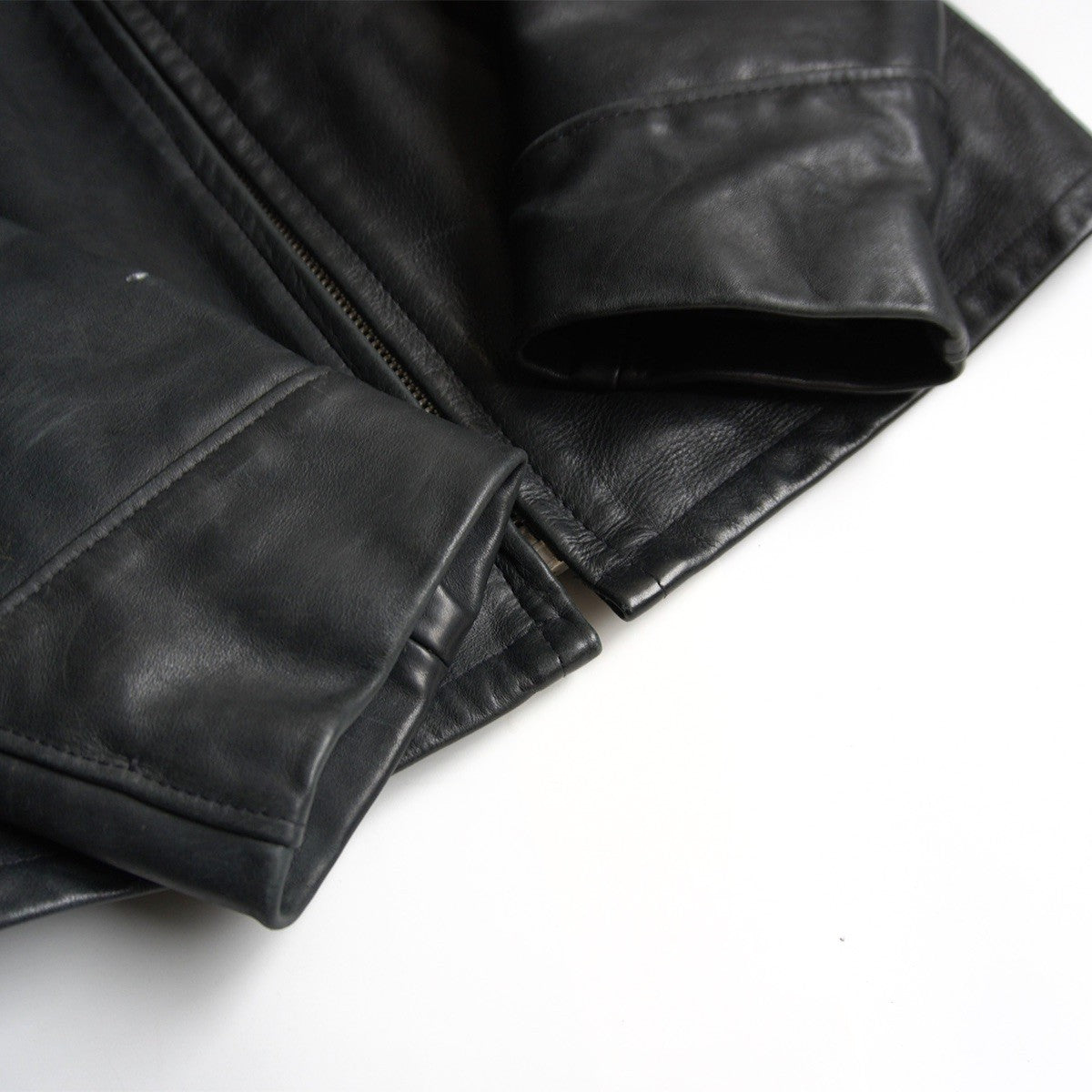 SCHOTT 103US Collared Single Rider Leather Jacket Size XS