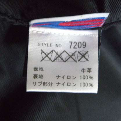 SCHOTT 103US Collared Single Rider Leather Jacket Size XS