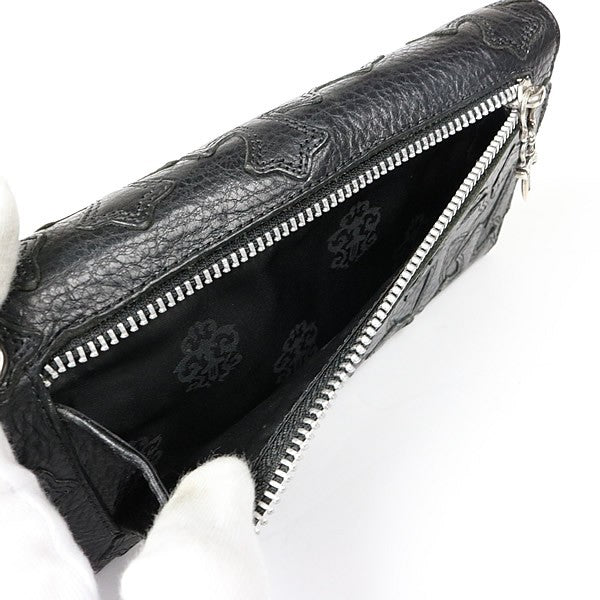 CHROME HEARTS Cemetery Cross Patch Wave Wallet Size ONE SIZE