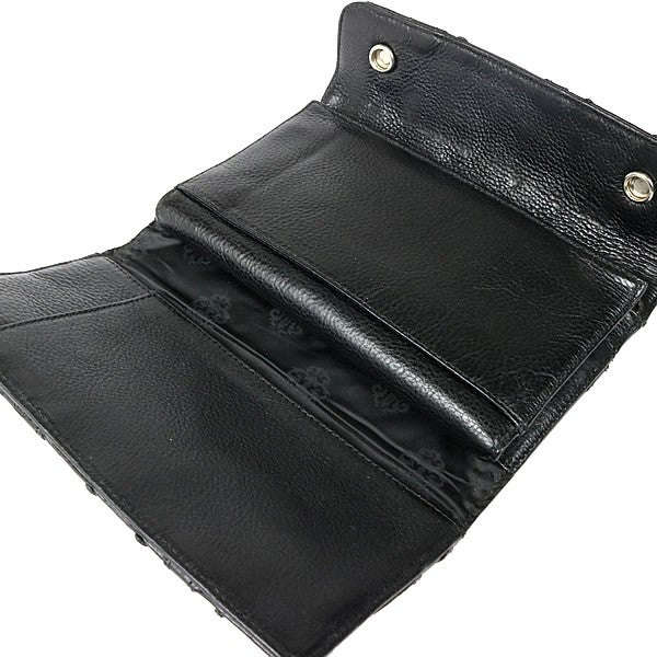 CHROME HEARTS Cemetery Cross Patch Wave Wallet Size ONE SIZE