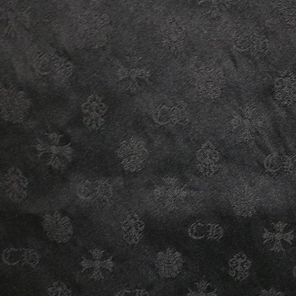 CHROME HEARTS All Over Print Silk Pants Black Size S