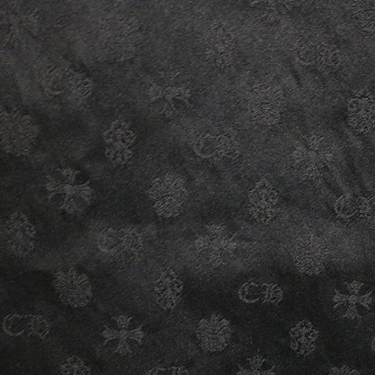 CHROME HEARTS All Over Print Silk Pants Black Size S