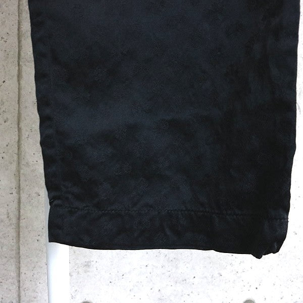 CHROME HEARTS All Over Print Silk Pants Black Size S