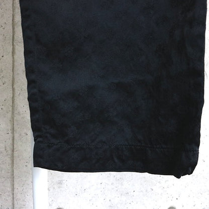 CHROME HEARTS All Over Print Silk Pants Black Size S