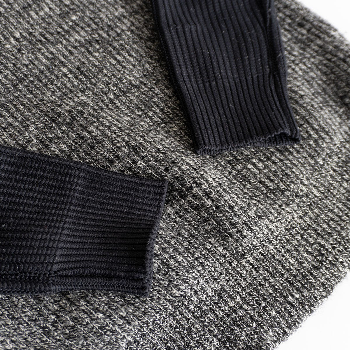 Comme des Garcons Junya Watanabe Paneled Sleeve Turtleneck Knit Sweater Size S