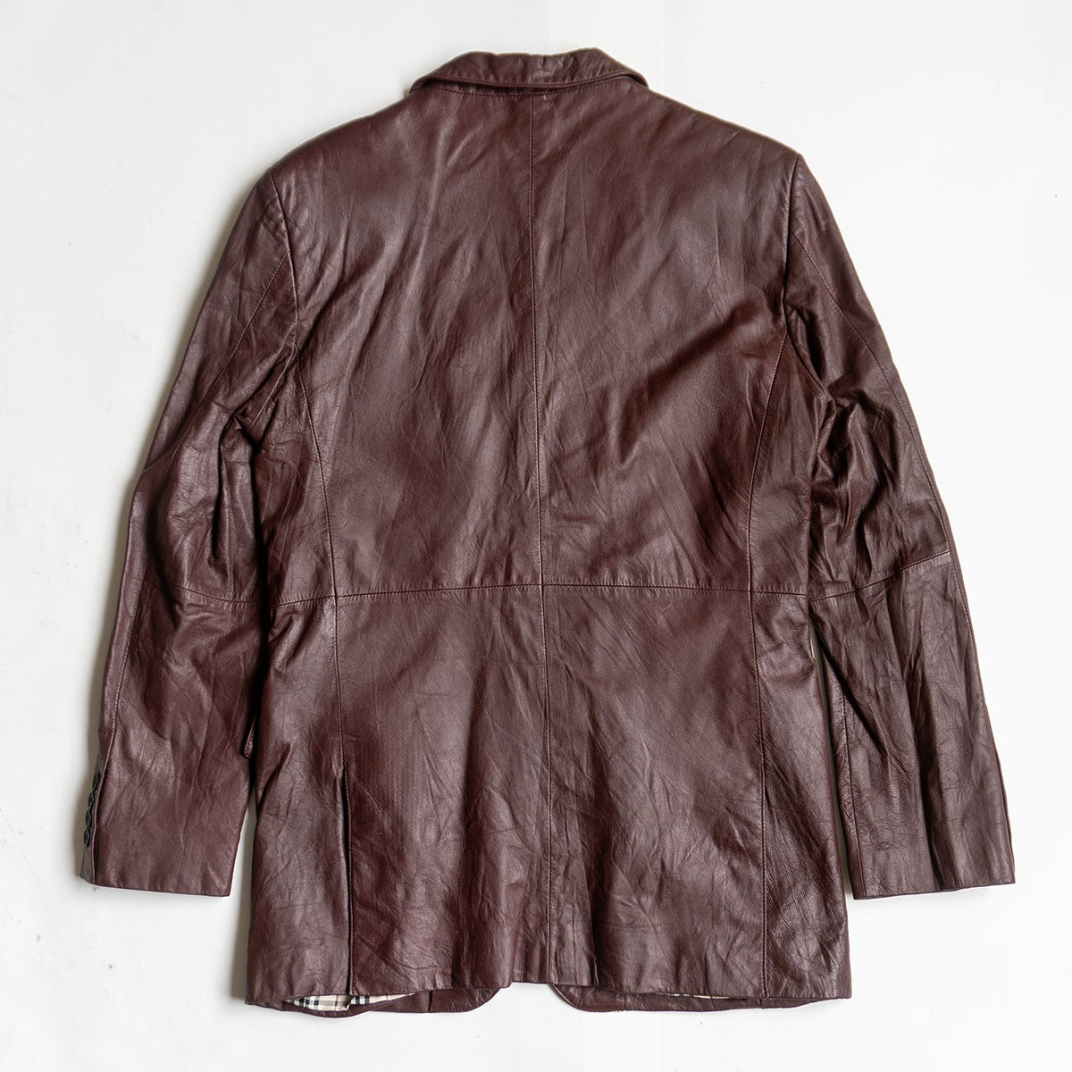BURBERRY BLACK LABEL Leather Tailored Jacket Size M