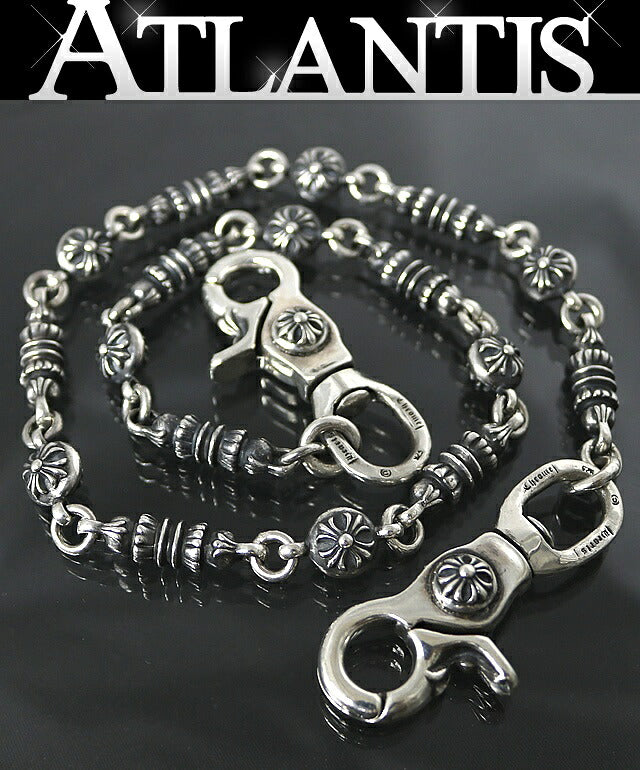CHROME HEARTS 2 Clip Barrel Cross Ball Long Size ONE SIZE