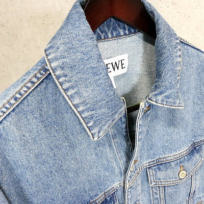 LOEWE Anagram Denim Jacket Light Blue Size 42