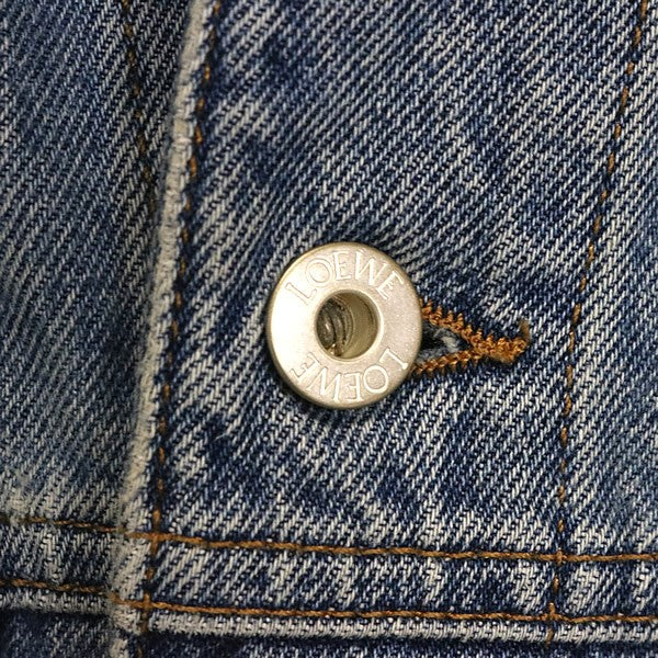 LOEWE Anagram Denim Jacket Light Blue Size 42