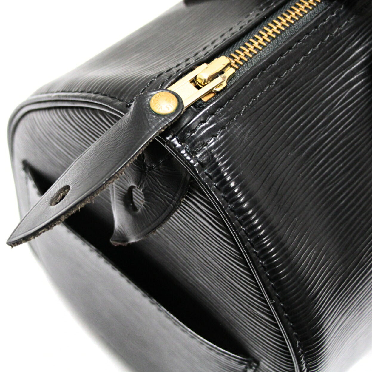 Louis Vuitton Speedy 25 Epi Handbag Black Size ONE SIZE