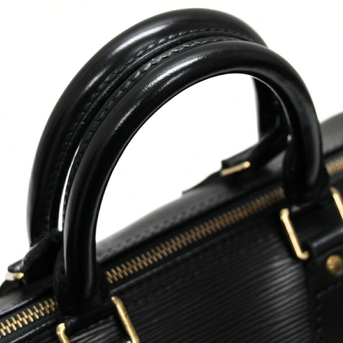 Louis Vuitton Speedy 25 Epi Handbag Black Size ONE SIZE