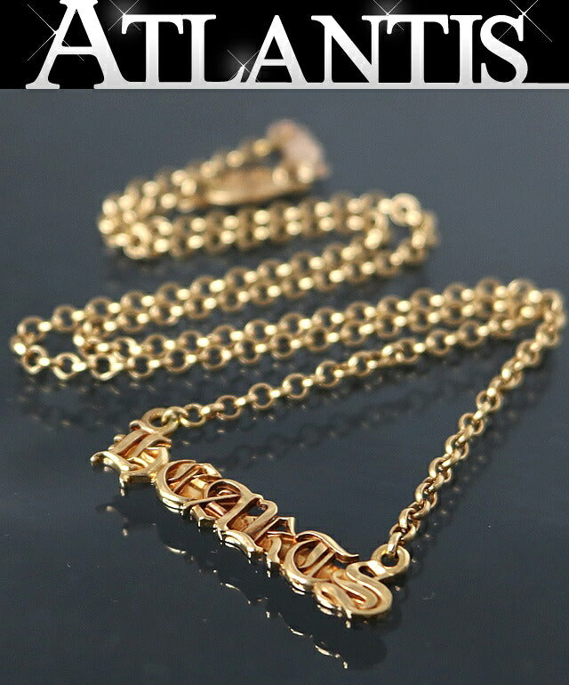 CHROME HEARTS 22K HEARTS Logo Roll Chain Size ONE SIZE