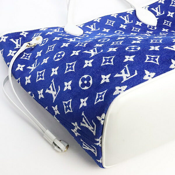 Louis Vuitton Neverfull MM Jacquard Bag Blue Size ONE SIZE