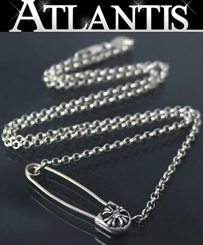 CHROME HEARTS Safety Pin Diamond Roll Chain Size ONE SIZE