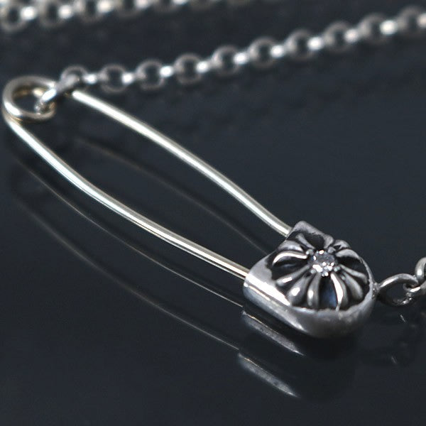 CHROME HEARTS Safety Pin Diamond Roll Chain Size ONE SIZE