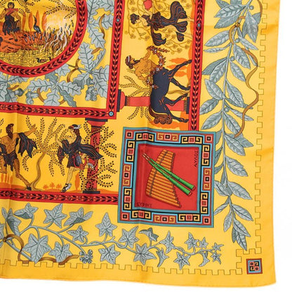 HERMES Carré 90 Silk "Musique des Dieux" Scarf Size ONE SIZE