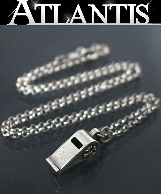 CHROME HEARTS Tiny Whistle Roll Chain Necklace Size ONE SIZE