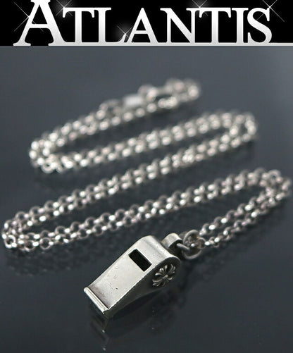 CHROME HEARTS Tiny Whistle Roll Chain Necklace Size ONE SIZE