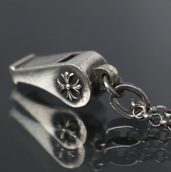 CHROME HEARTS Tiny Whistle Roll Chain Necklace Size ONE SIZE