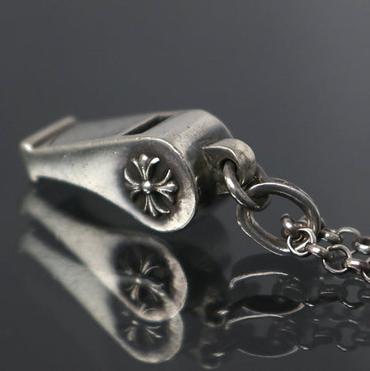 CHROME HEARTS Tiny Whistle Roll Chain Necklace Size ONE SIZE