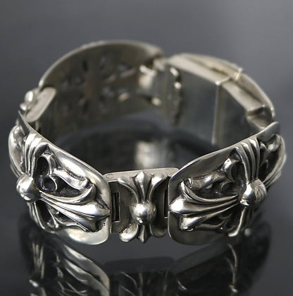 CHROME HEARTS Classic Keeper 3-Link Bracelet Size ONE SIZE