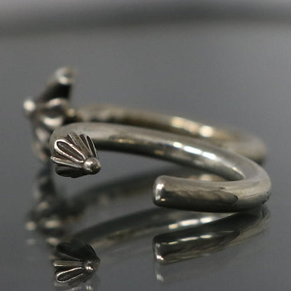 CHROME HEARTS CH Plus Knuckle Silver Ring Size ONE SIZE
