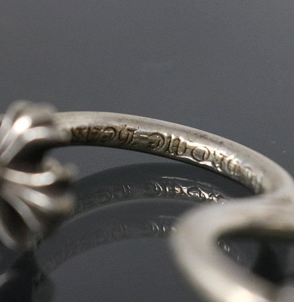CHROME HEARTS CH Plus Knuckle Silver Ring Size ONE SIZE