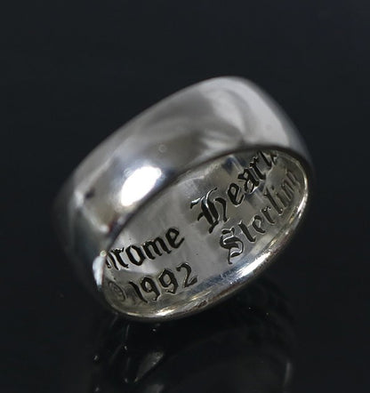 CHROME HEARTS Floral Cross Silver Ring Size ONE SIZE