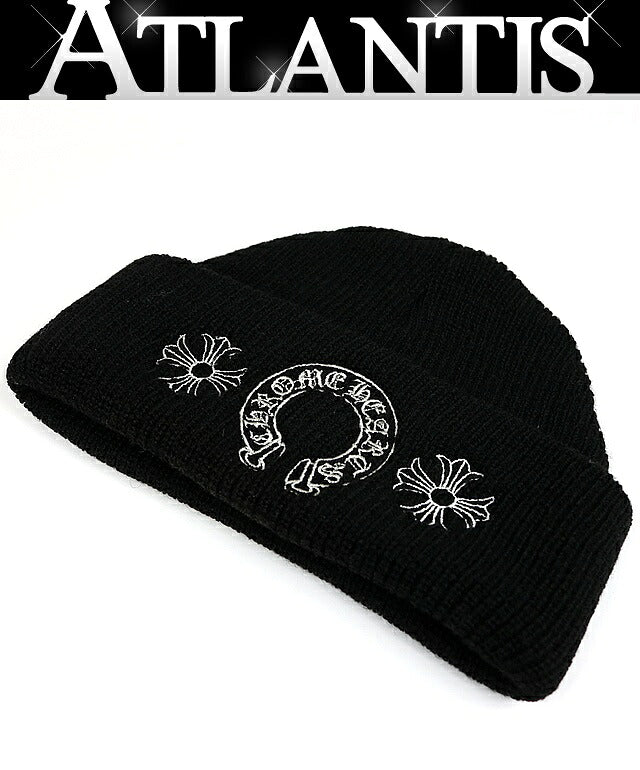 CHROME HEARTS Horseshoe CH Plus Wool Beanie Black