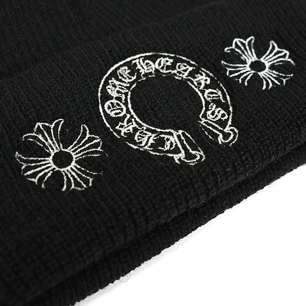 CHROME HEARTS Horseshoe CH Plus Wool Beanie Black