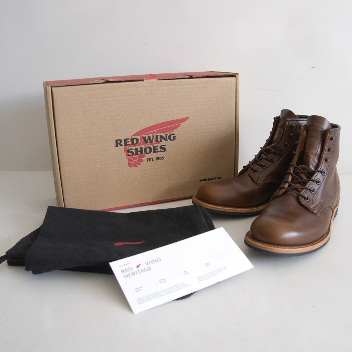 Red Wing 9422/BECKMAN ROUND BOOTS CIGAR Size US8