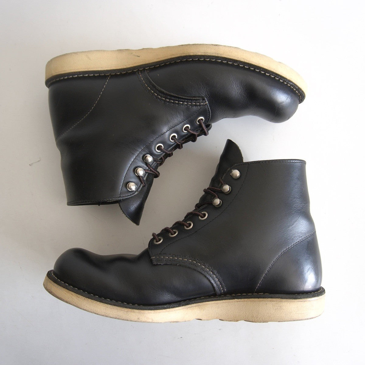 REDWING 8165 6-inch Classic Round Boots Made in USA Size 8.5
