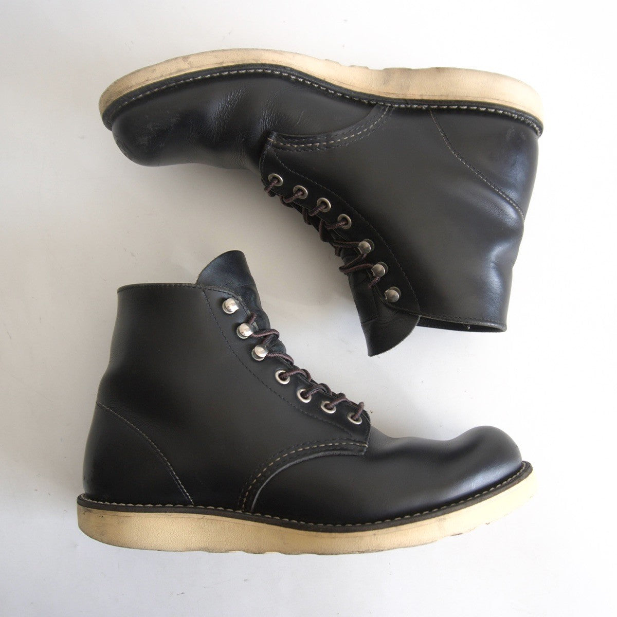REDWING 8165 6-inch Classic Round Boots Made in USA Size 8.5