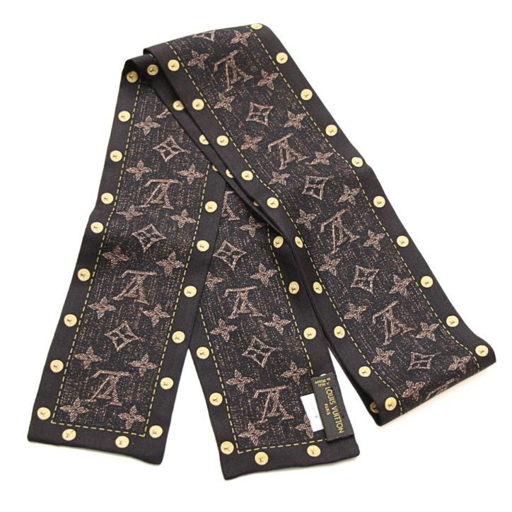 Louis Vuitton Monogram Bandeau Scarf Brown Size ONE SIZE