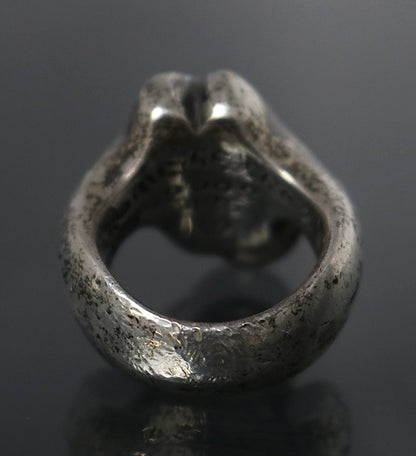 CHROME HEARTS Lip & Tongue Medium Ring Silver Size ONE SIZE