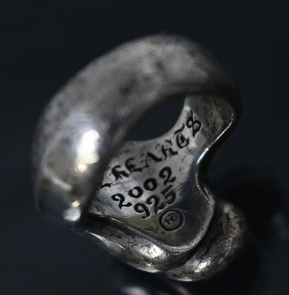 CHROME HEARTS Lip & Tongue Medium Ring Silver Size ONE SIZE