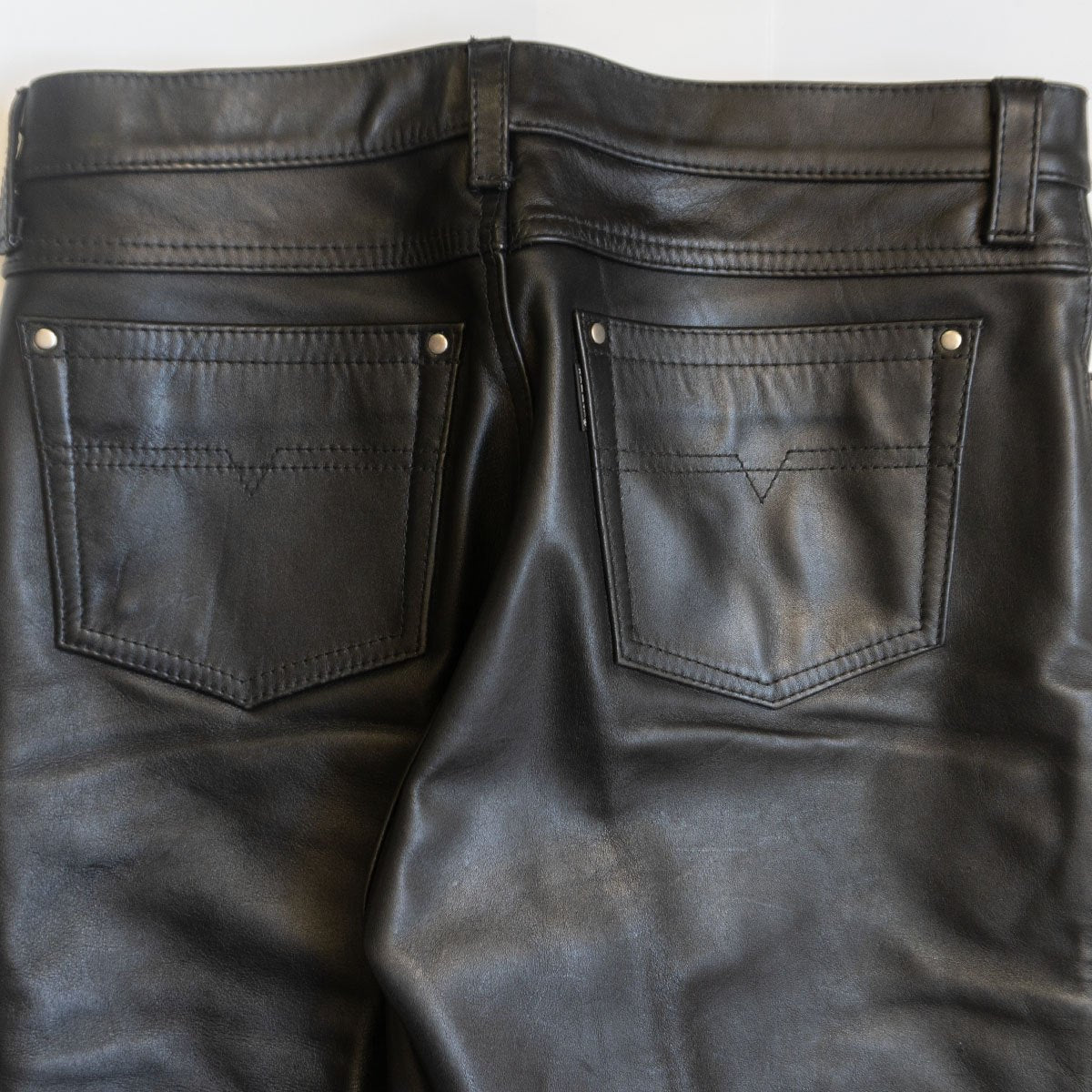 Kadoya Leather Pants Black Size 36