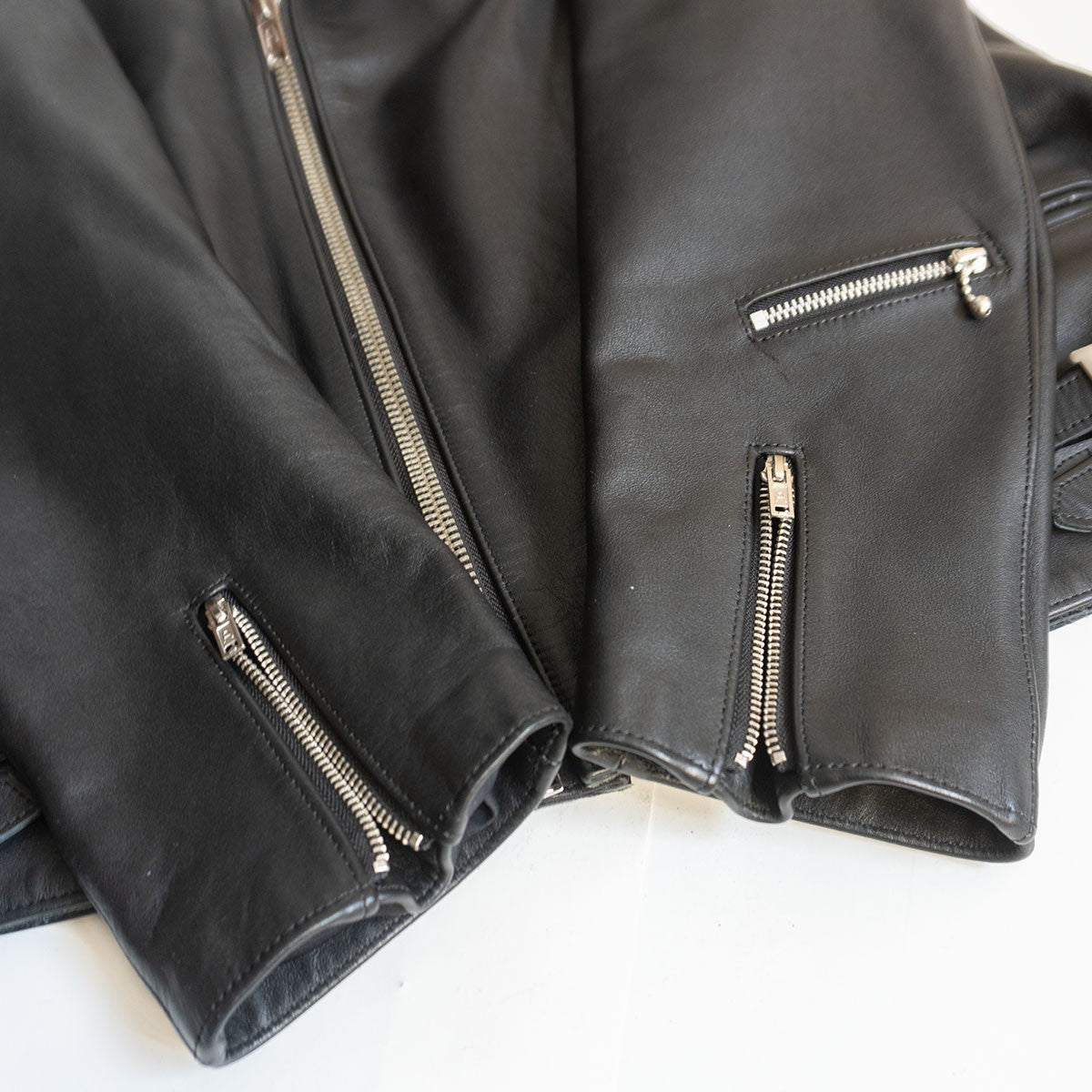 666 triple six 50 UK Steerhide Double Rider Riders Jacket Size 50