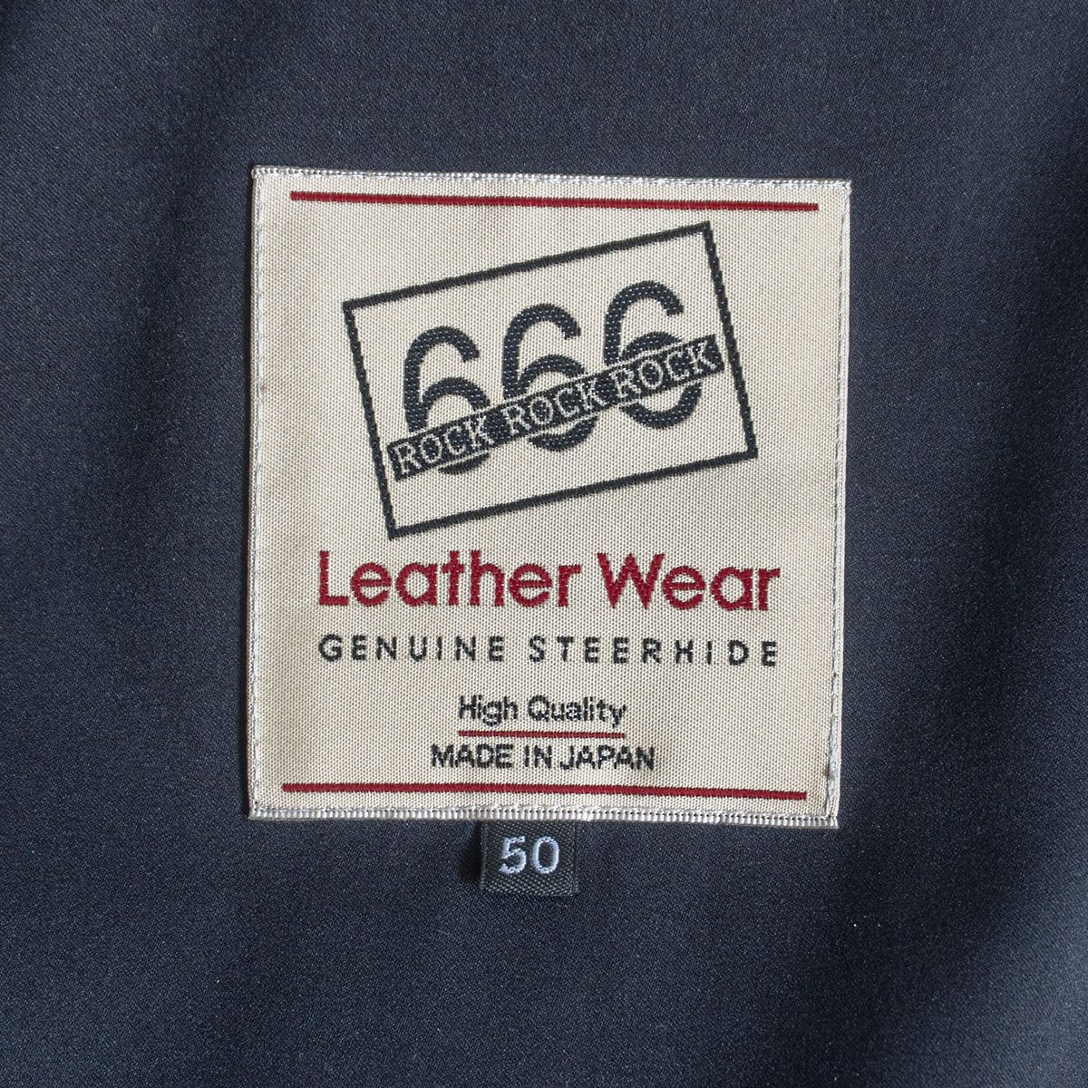 666 triple six 50 UK Steerhide Double Rider Riders Jacket Size 50