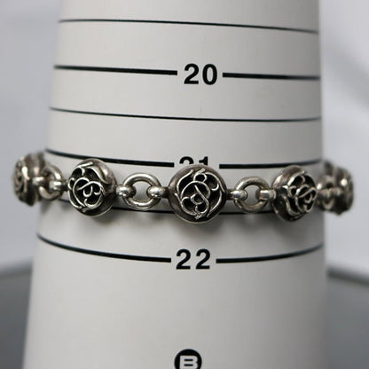 CHROME HEARTS #2 Floral Ball Bracelet Silver Size ONE SIZE