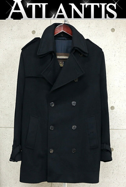 Louis Vuitton 100% Cashmere Peacoat Black Size 48