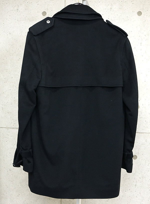 Louis Vuitton 100% Cashmere Peacoat Black Size 48