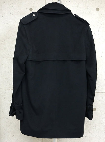 Louis Vuitton 100% Cashmere Peacoat Black Size 48
