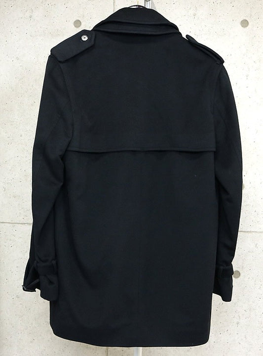 Louis Vuitton 100% Cashmere Peacoat Black Size 48