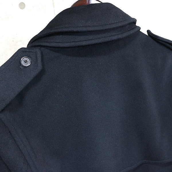 Louis Vuitton 100% Cashmere Peacoat Black Size 48