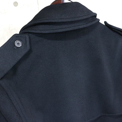 Louis Vuitton 100% Cashmere Peacoat Black Size 48