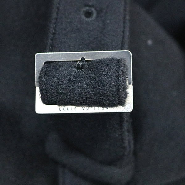 Louis Vuitton 100% Cashmere Peacoat Black Size 48