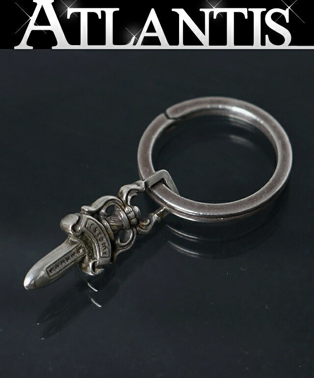 CHROME HEARTS #5 Dagger Keyring Silver SV925 Size ONE SIZE