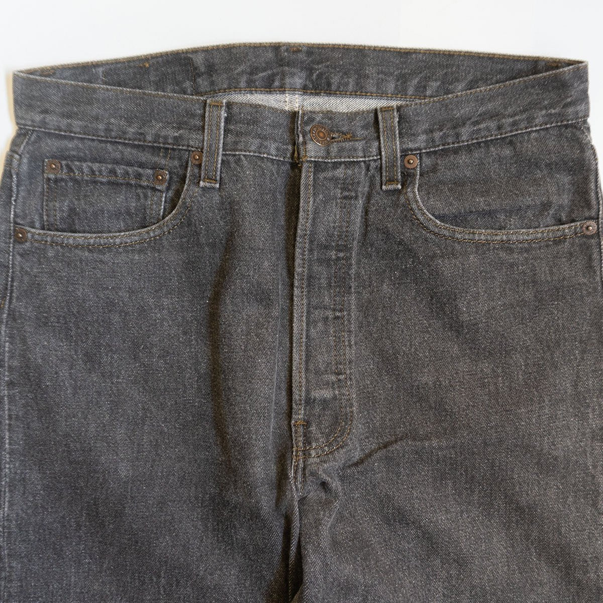 Levi's 90s 501 Black Jeans Denim Pants Size 33×34