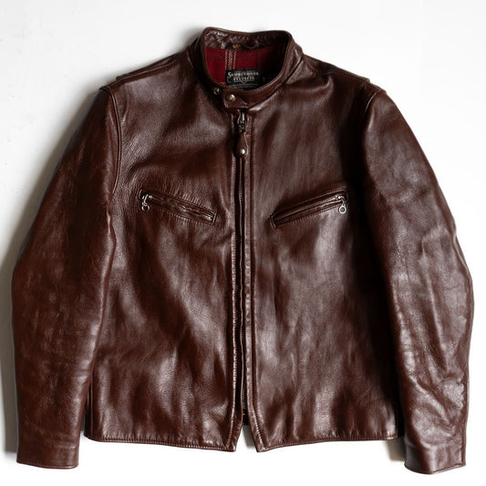 SCHOTT 641XJH Horsehide Cafe Racer Leather Jacket Size XS